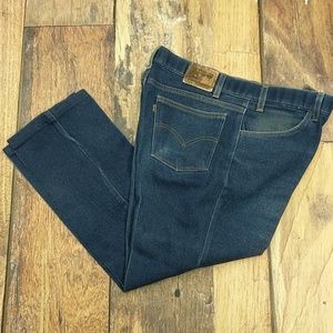 Levi's 547 Brown Tab Denim Blue Jeans Size 38 / 27